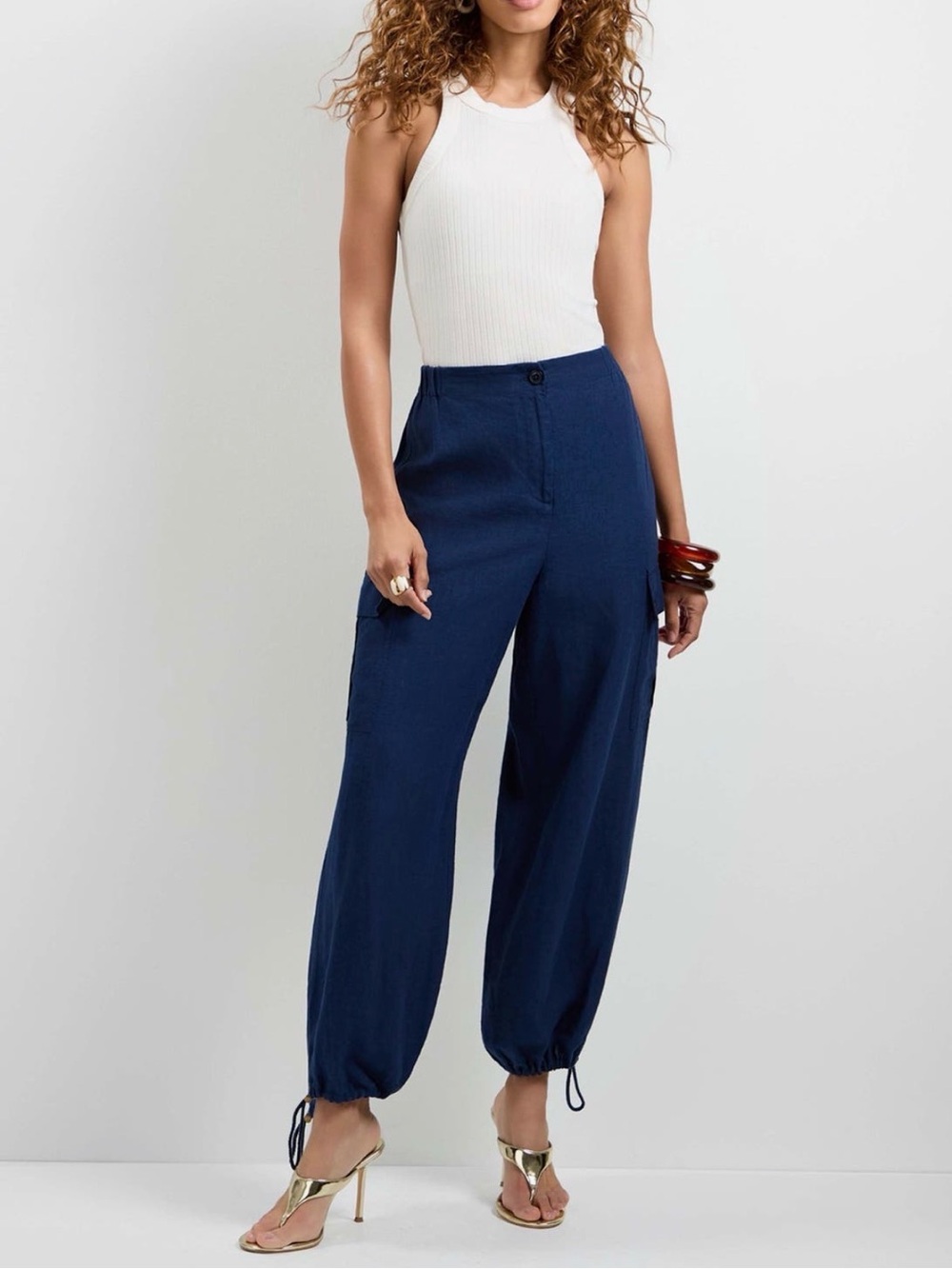 Trina Turk Alico Cargo Pants.  Size XS